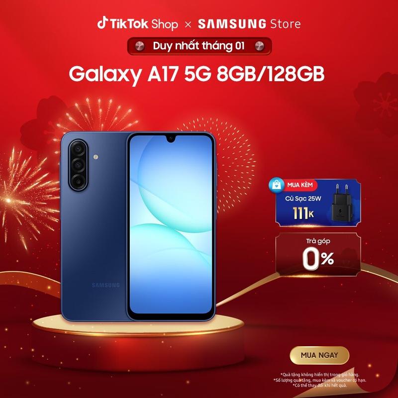  Điện thoại Samsung Galaxy A17 5G 8GB 128GB 