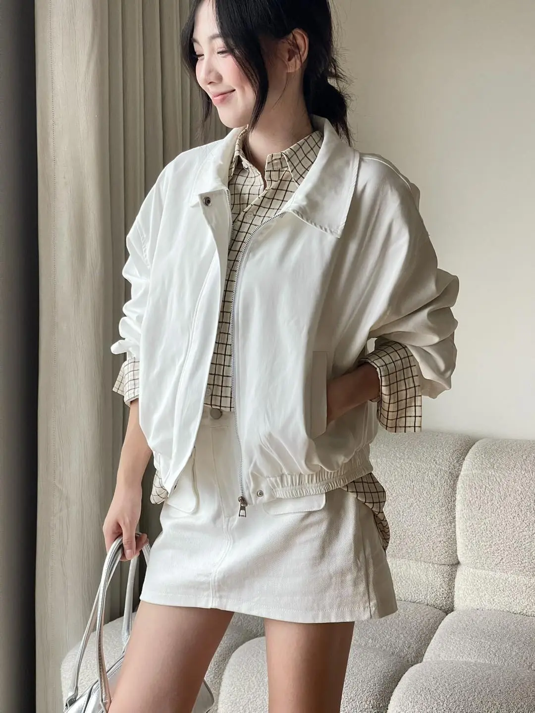 Áo Khoác Kaki Hai Lớp Có Lót Trong, Áo Khoác Nữ Form Dáng Vừa Chất Vải Dày Dặn Miho House | BigBuy360 - bigbuy360.vn