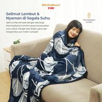 Gambar Kintakun Selimut Flannel 160x200 Polyester Anti Alergi Dewasa Murah Hangat [KAMAR RUMAHKU] - Adara dari Kamar Rumahku Kota Bandung 3 Tokopedia