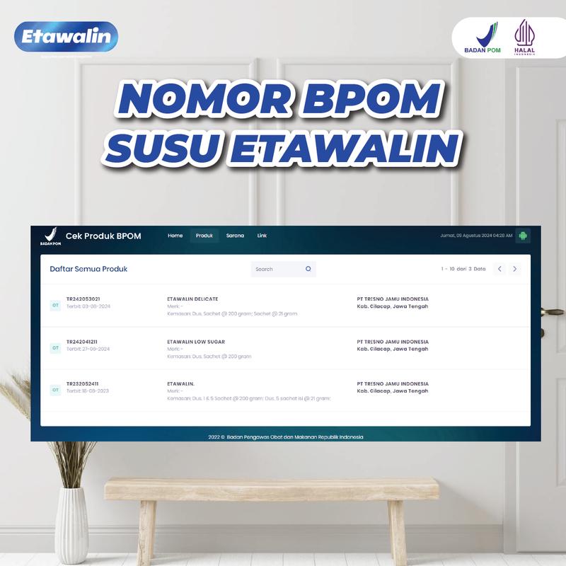 Susu Etawalin Original Asli 3 Box Etawalin Official Susu Untuk Tulang Sendi Asam Urat  Susu Kambing Etawa Bubuk Halal BPOM 200 Gram Garansi Ori Dairy Milk Bahan Manis 4