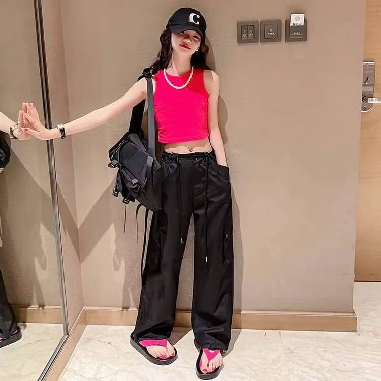 NEW arrival!!! Celana kulot cargo anak perempuan lospant Hip Hop usia 6-15tahun | Cargo Kancing Anak Perempuan Terbaru 2
