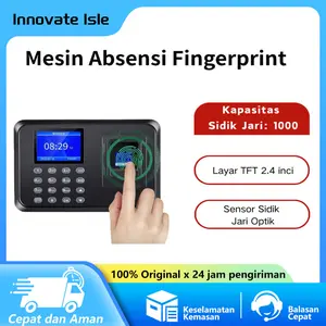 【COD】Absence Machines mesin absensi  Fingerprint Bahasa Indonesia Mesin Absensi Mesin Absensi Sidik Jari Biometrik Office Equipment