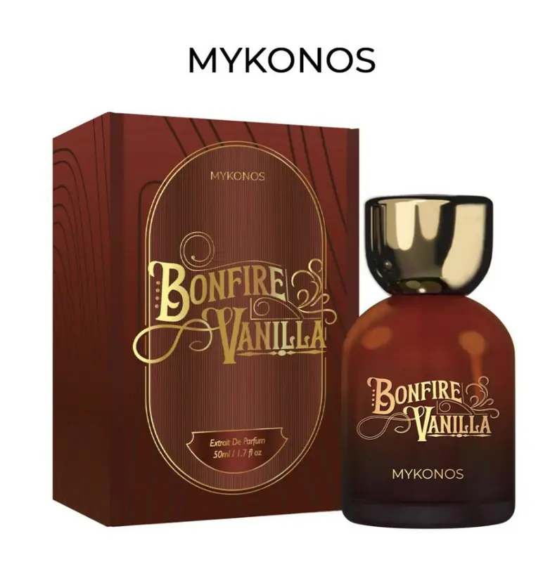 MYKONOS Bonfire Vanilla Parfum Pengharum Badan Edp 50ML Parfume My Konos Brown 2