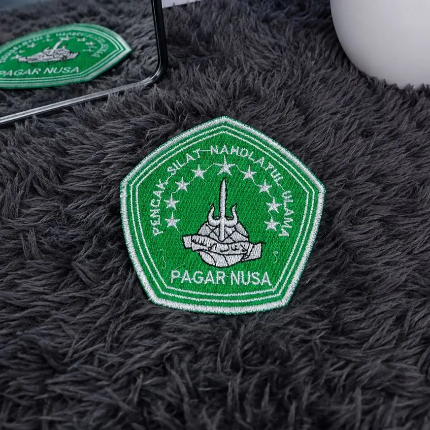 Bordir Logo Pagar Nusa Full Bordir/Semi Bordir ukuran 5/6/8 cm