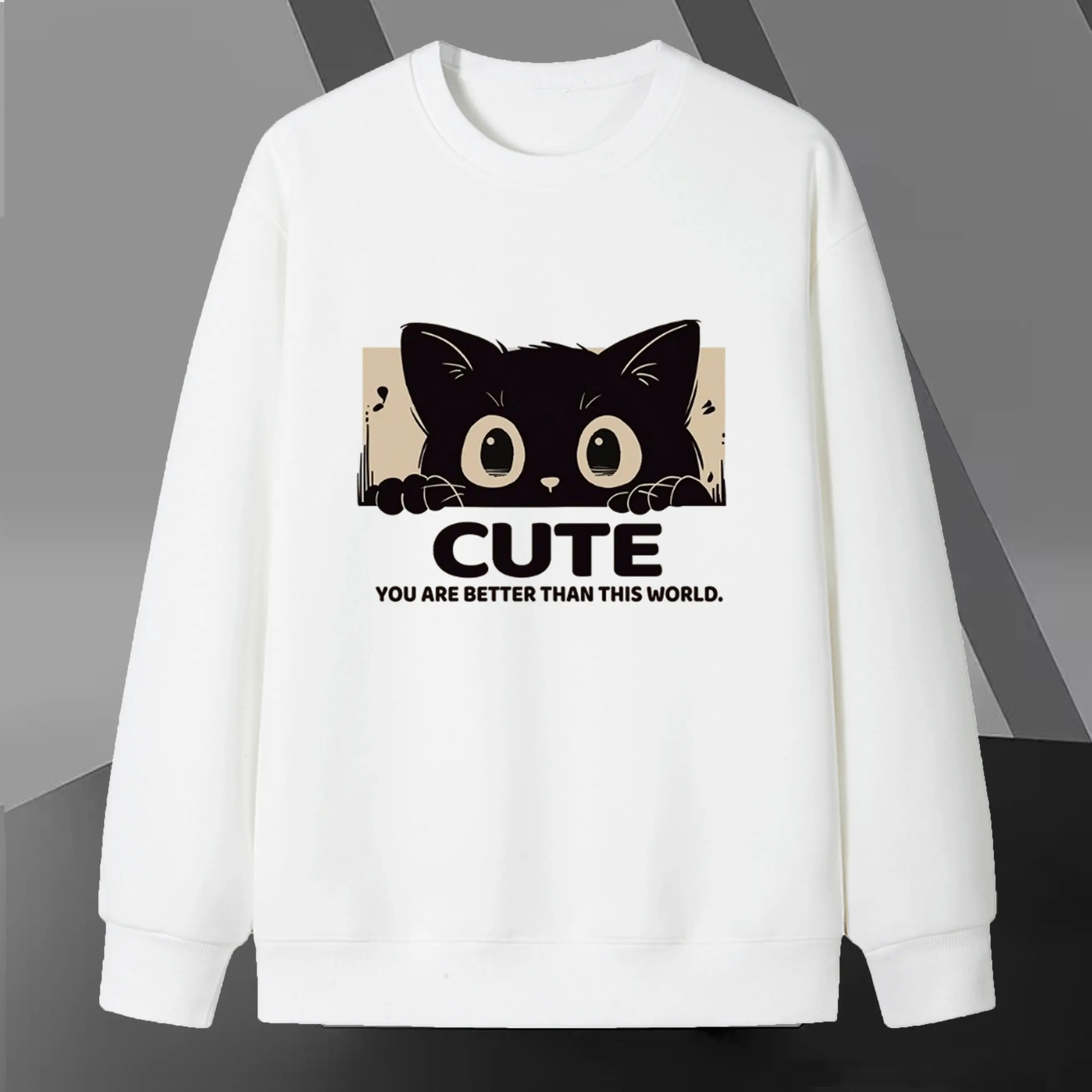 RA  Sweater Crewneck Casual Sweatshirt Motorcycle Longsleeve For Men and Women