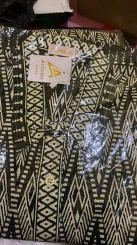 Product Review of ALTHREE Clothing - KEMEJA Green New Shirt Batik Pria Lengan Pendek from ✨**✨ 0