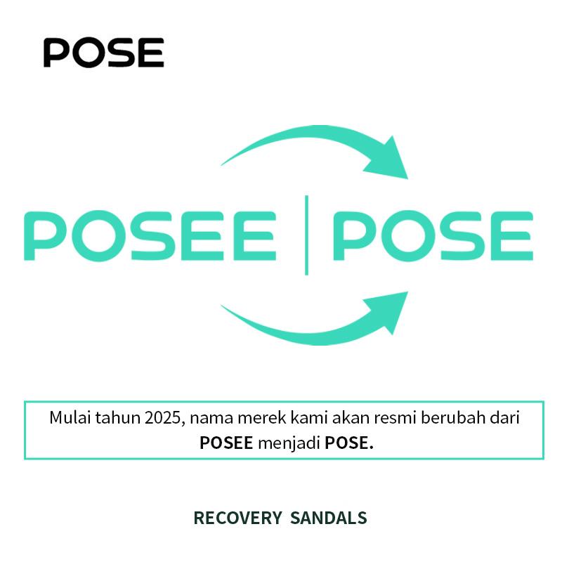 【MAMI LOUISSE 2.21 Exclusive X POSE】POSE Jelly sandal jepit Anti-selip Nyaman Tahan aus lampu dalam di luar ruangan pria dan wanita pasangan Santai Serbaguna cantik Kepopuleran 2024 musim panas Produk baru Coklat Kasual Merah Hitam Sendal P3249401 2