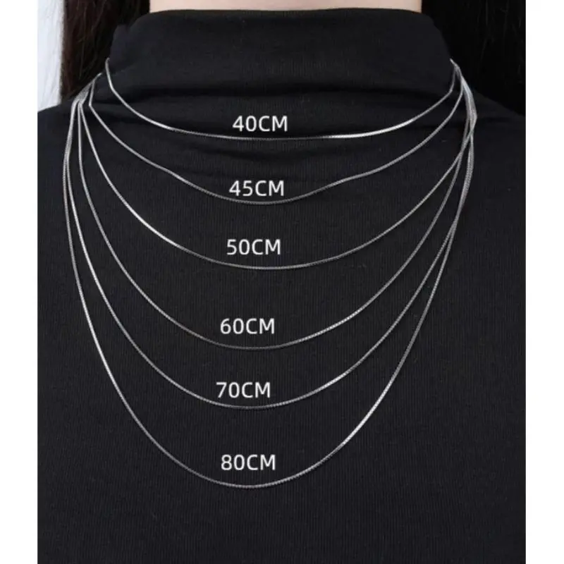 Kalung pria dan Wanita Titanium Stainless Model Belut
