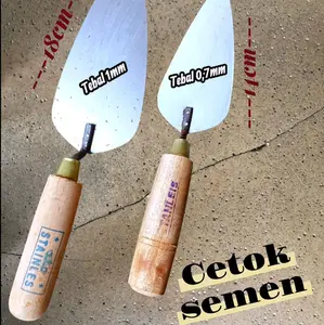 Cetok semen stainless / cetok semen 14cm dan 18cm / sendok semen asli