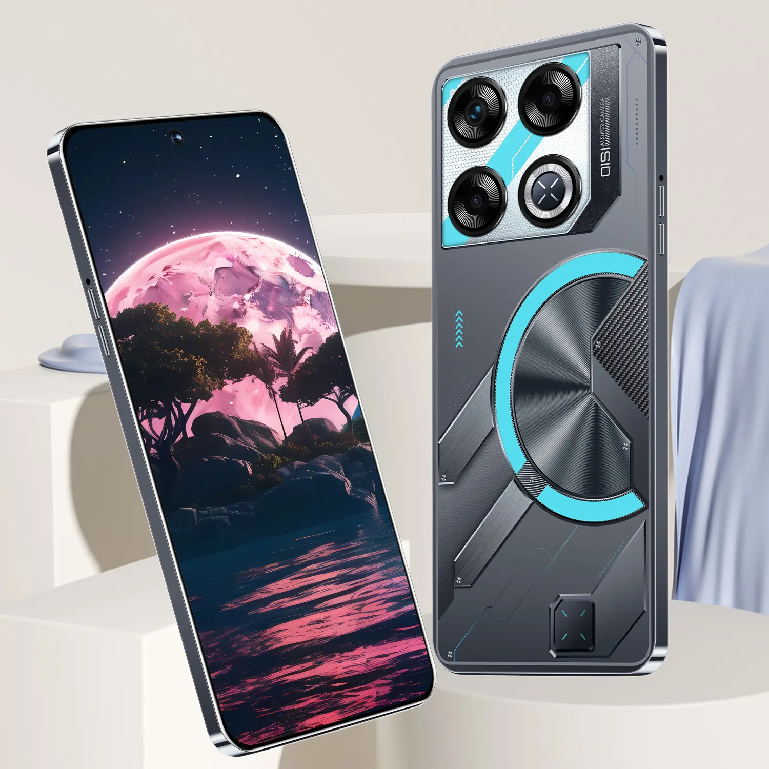 Infinx GT20 Pro+ Khuyến mãi điện thoại thông minh HP giá rẻ Màn hình 7,5 inch Điện thoại thông minh mới 16GB + 1TB Camera HD 72MP + 108MP Pin 8000mAh Thẻ SIM kép 5G Android14.0 Nhận diện khuôn mặt Điện thoại chơi game Điện thoại di động COD có sẵn