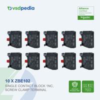 Gambar SCHNEIDER ELECTRIC ZBE102 SINGLE CONTACT BLOCK 1 NC SCREW CLAMP TERMINAL KONTAK TAMBAHAN XB4 XB5 (10 PCS) dari vsdpedia Kota Administrasi Jakarta Timur 1 Tokopedia