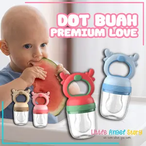 DOT BUAH EMPENG BAYI MPASI Pacifier Gigitan Sayur Anak Fruit Food Teether Feeder BPA FREE Set Perlengkapan Makan