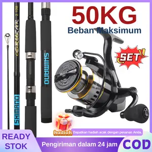 Premium Joran Reel Spinning Set Pancing Kecepatan Tinggi Awet untuk Pemancing Profesional Outdoor Category