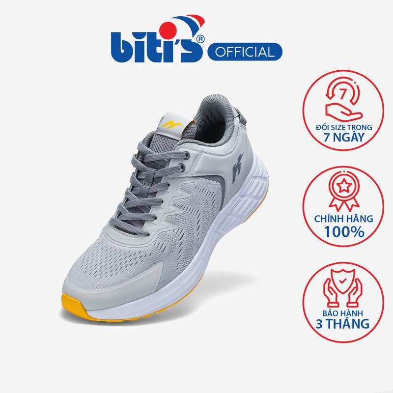 Giày Thể Thao Biti's Hunter Jogging Nam Xám Lợt HSM004901XAL