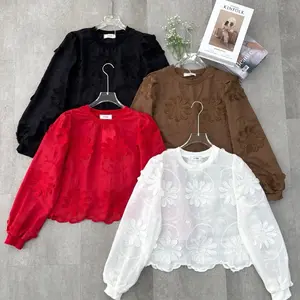 Vivorie Premium AT 2527 Cernia Blouse bunga