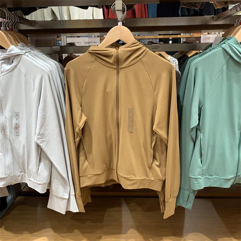 Áo Cardigan Có Khóa Kéo Có Mũ Trùm Đầu, Màu Sắc Mùa Xuân Và Mùa Hè 2024, Thoáng Khí Và Nhẹ, Quần Áo Chống Nắng, Dành Cho Nữ, 444531 Jacket Top 4
