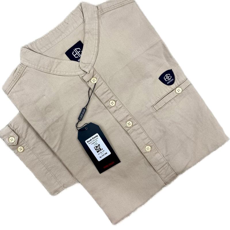 Kurta Hawk Enemy Lengan 3/4 Bahan Cotton Twill - Koko Muslim, Baju Muslim Pria Nyaman Lembut Katun 3