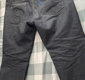 Product Review of WORNDENIM-Bigsize Muzafa Series-raw denim 15 oz-buttonfly-sanforized-slimstright-non stretch Celana Panjang from o**k 0