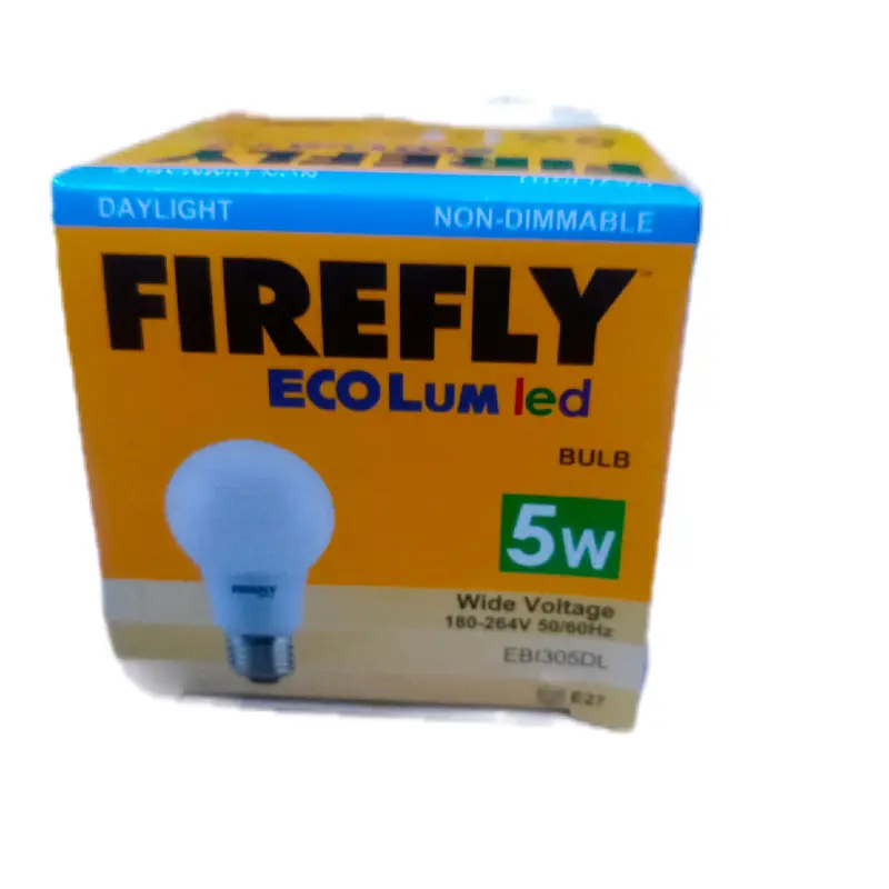 Lampu LED Firefly Ecolum 5 Watt Hemat Energi Hingga 85% lamp murah bola lampu led < li 3