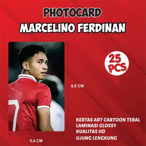 Photocard Marcelino Ferdinan Timnas Isi 25 Pcs Foto
