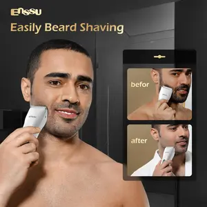ENSSU ES006 Hair Clipper Mesin Cukur Rambut Bulu / Jenggot Area Sensitive Alat Potong Rambut Dan Bulu USB CHARGER ES006 Kumis