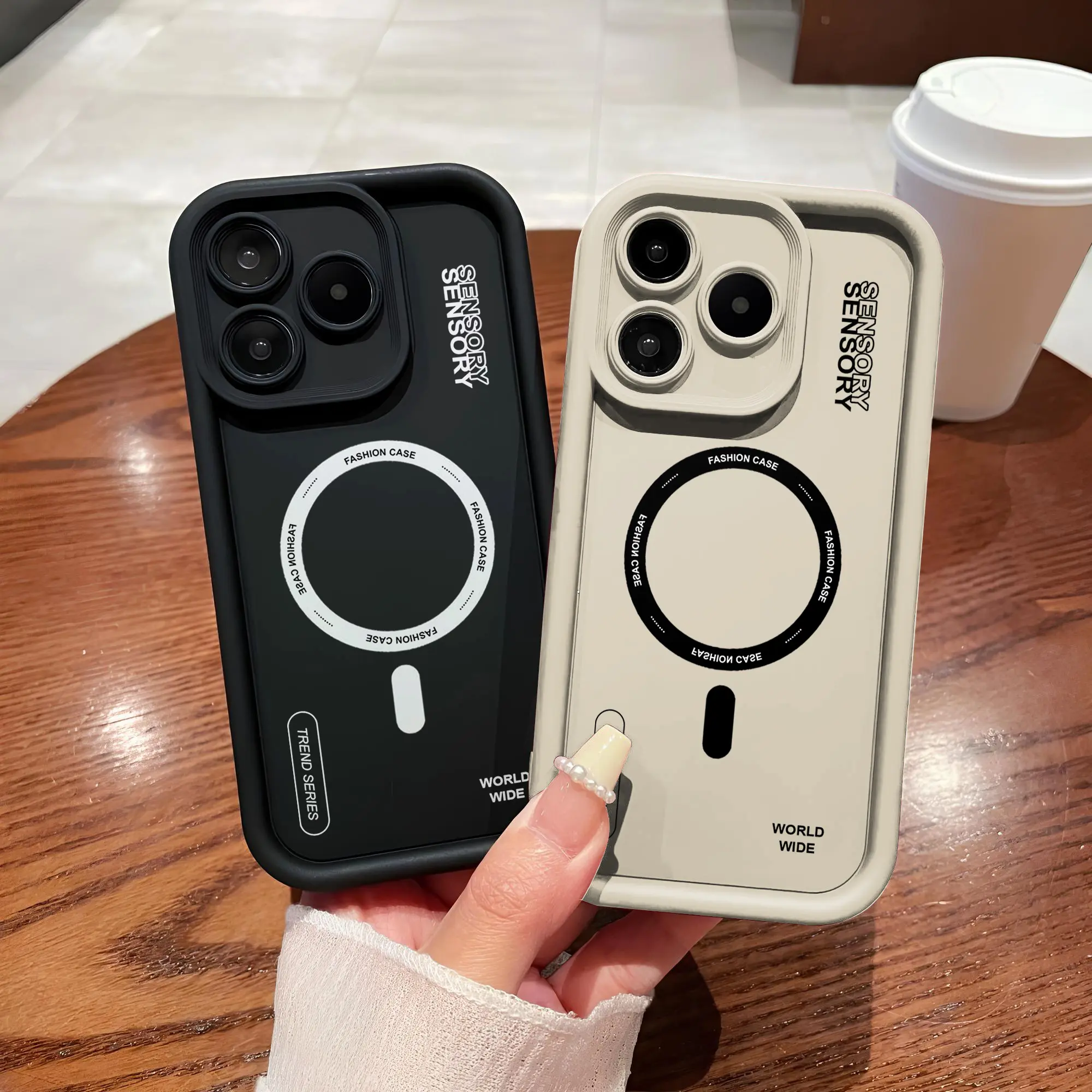 Case Rounded Procamera Timbul Circle For REALME C51/C51S/C53/C61/C63/C67 4G/NOTE 50 Case Aesthetic Keren