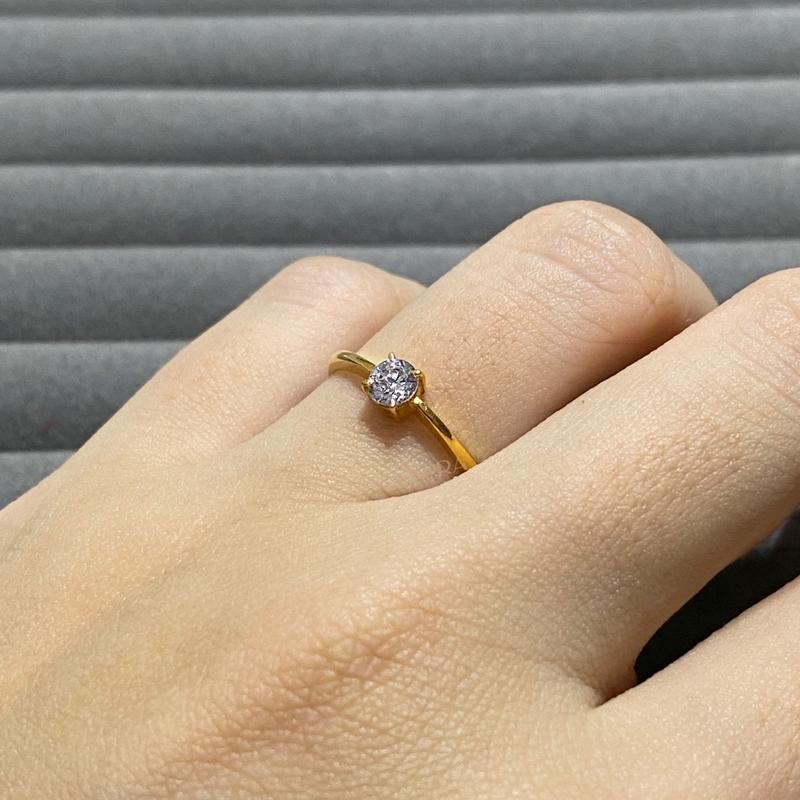 Cincin Tia • Berat 1gr • Emas Muda • D’Nora 0