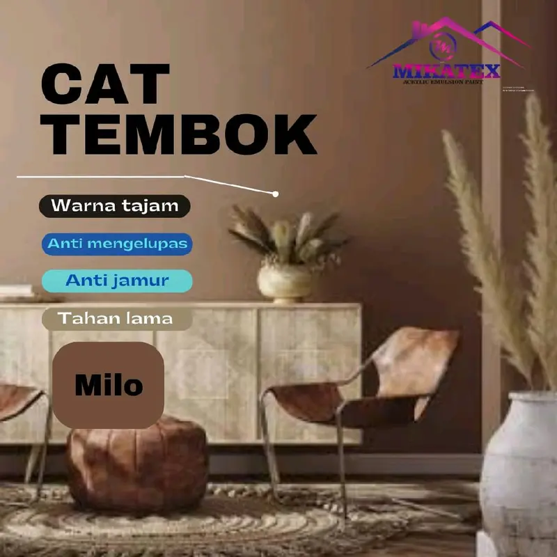 Cat Tembok 15kg Anti Mengapur,Warna Tajam, Kuat terhadap cuaca Paint 6