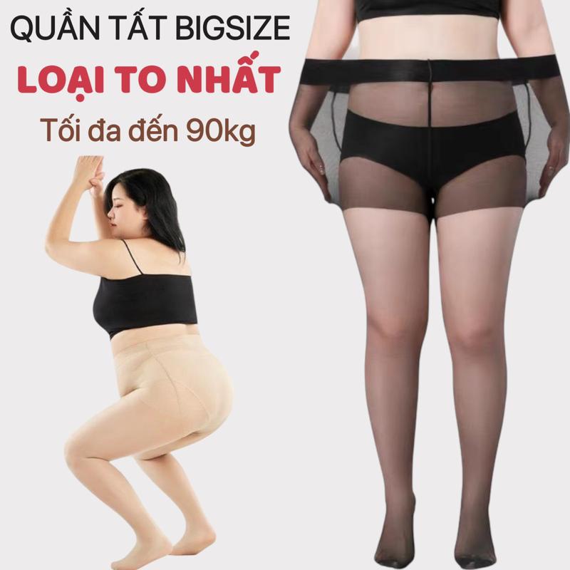 Quần Tất Béo 60-90kg Loại To Nhất Quần Tất Big Size Nữ Siêu Dai Dành Cho Chân To Hông To Bụng To Co Giãn Cực Tốt quần Women Quần Tất To tất bigsize da
