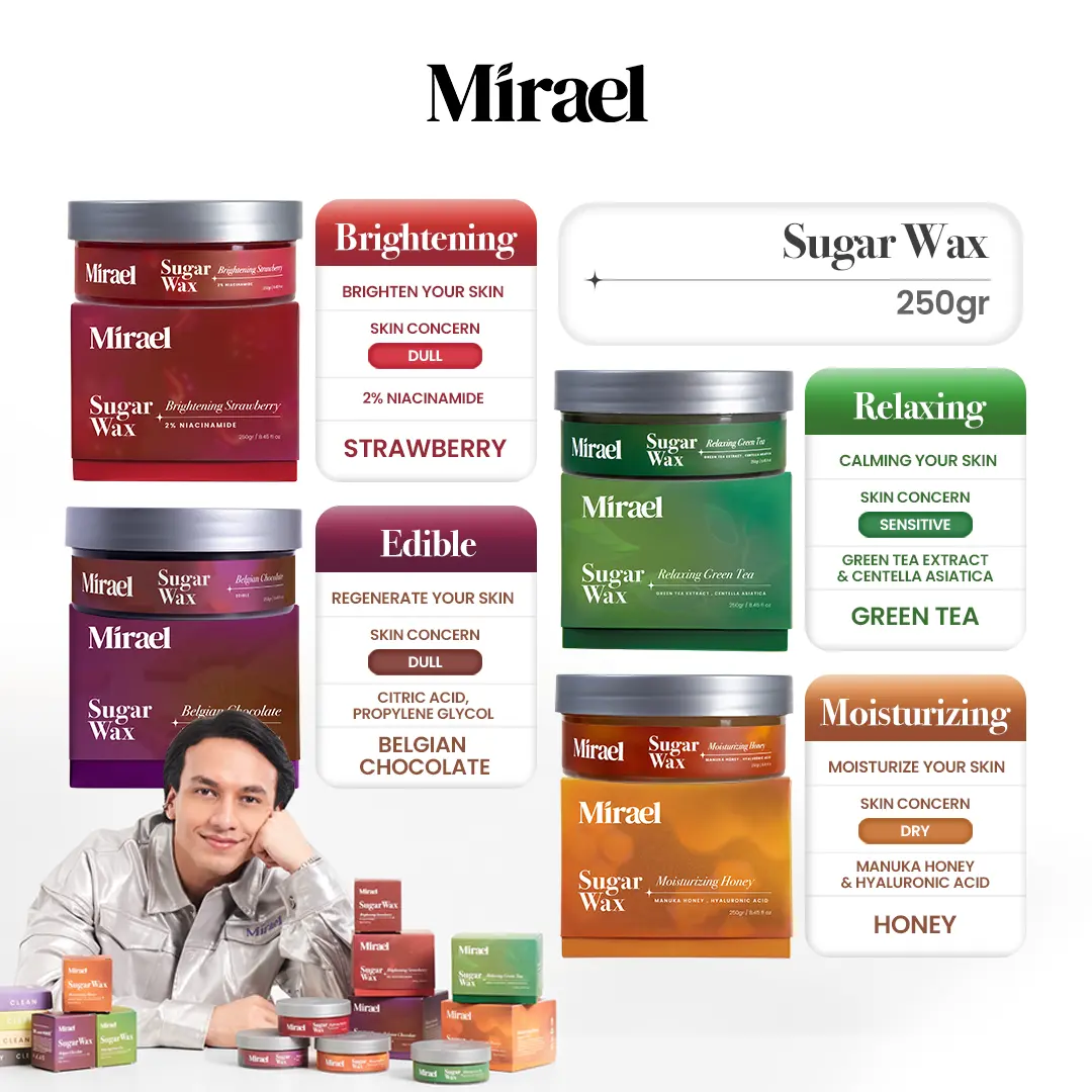 Mirael Sugar Waxing Kit All Varian  Hair Removal