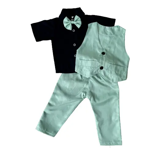 Setelan vest mint anak anak