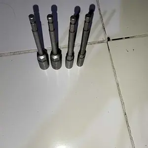CASTA Adapter Soket Kunci Pas Ekstension Panjang 150mm Hex Nut Driver Sambungan Soket Kunci Pas 8/10/12/14mm Mata Bor Kunci Sok Hex Impact Drive bor listrik adaptor kunci pas soket