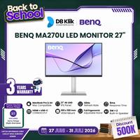 Gambar BenQ MA270U LED Monitor 27" IPS 4K UHD 60Hz 5ms HDR400 Built in Speaker Full Ergonomic Stand HDMI USB-C - KHUSUS OJOL dari DBKlik Indonesia Kota Semarang 1 Tokopedia
