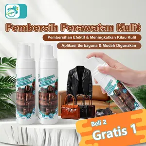 【Perawatan Lembut untuk Kulit Abadi】Pembersih Perawatan Kulit Laugend, Pelembut Kulit & Pelindung, Untuk Interior Mobil/Sofa/Perabotan/Tas, Multifungsi, Anti Jamur, Peningkat Kilau, 200ml, Halal, Car leather cleaner