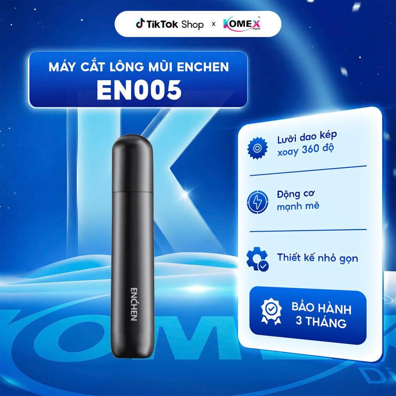 Máy Cắt Lông Mũi, Tỉa Lông Mũi Cắt Êm Ái, Nhỏ Gọn Tinh Tế Lưỡi Nổi Xoay 360 Độ,Dễ Dàng Sử Dụng