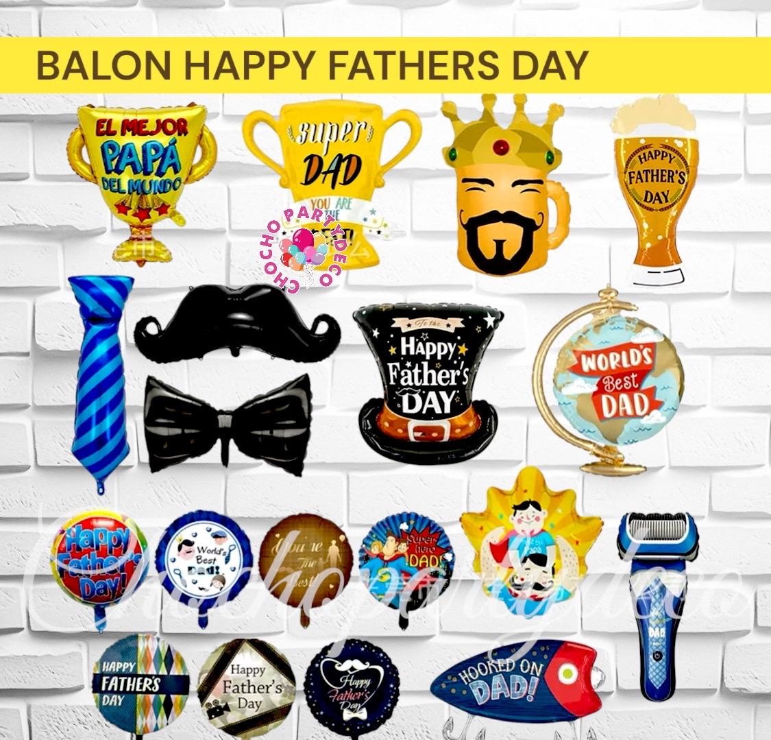 Balon FATHERS DAY / Balon Foil HARI AYAH SUPER DAD