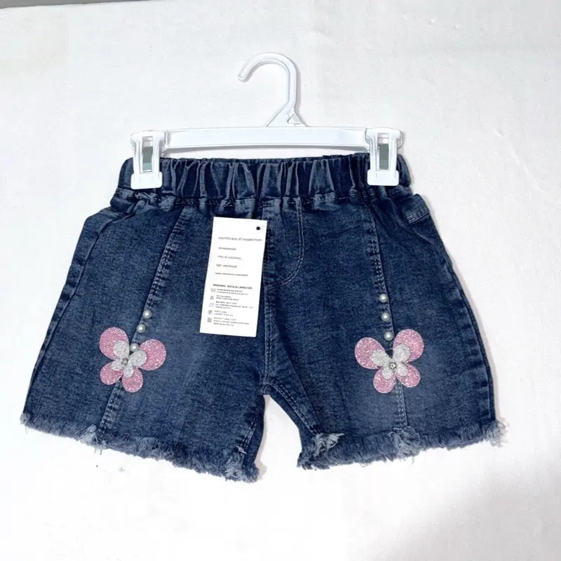 2 pcs celana jeans anak usia 1-5 tahun Perempuan Denim 1