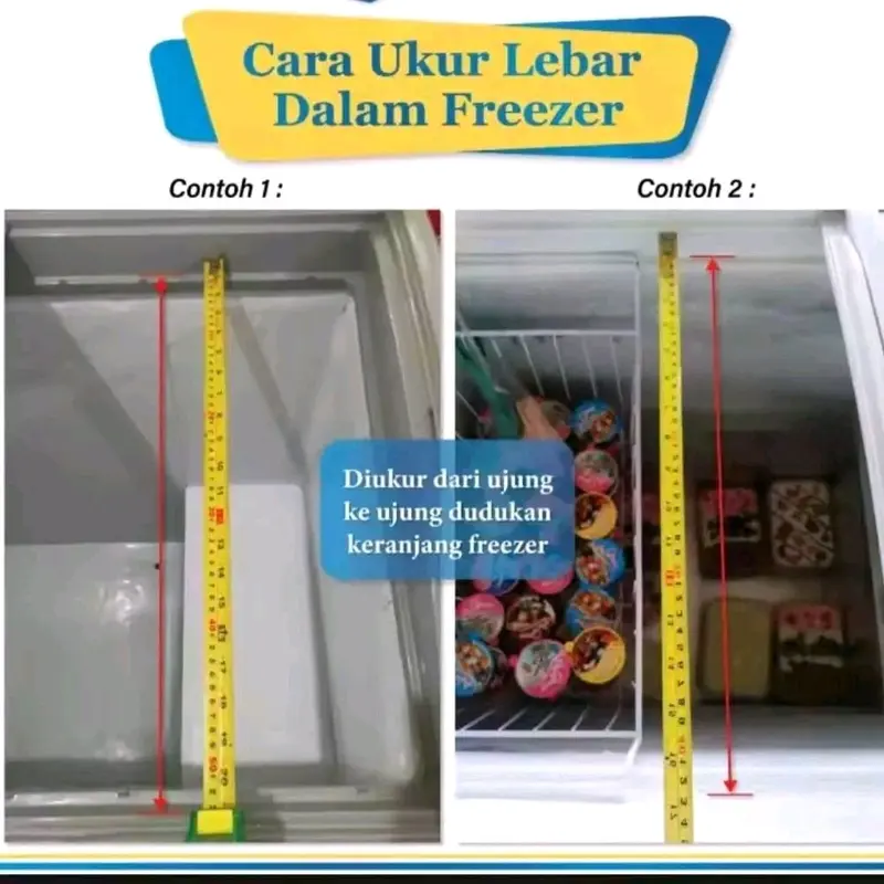keranjang freezer free sekat 200ltr Besi 5
