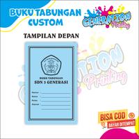 Gambar BUKU TABUNGAN CUSTOM DESAIN NAMA SEKOLAH/ NAMA USAHA/ NAMA SENDIRI GENERATION PRINTING - BIRU dari Generation Printing Kab. Tasikmalaya 3 Tokopedia