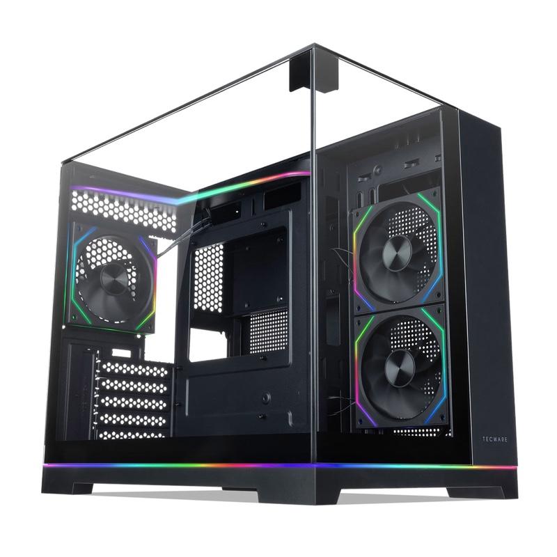Product Introduction of Tecware VX Prism M - Triple Tempered Glass PC Case (Black/White) 14