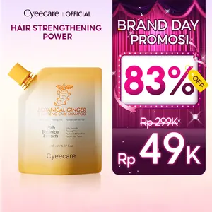 【BPOM】Cyeecare BOTANICAL GINGER & GINSENG CARE SHAMPOO Anti-Rambut Rontok Haircare Ketombe Perawatan