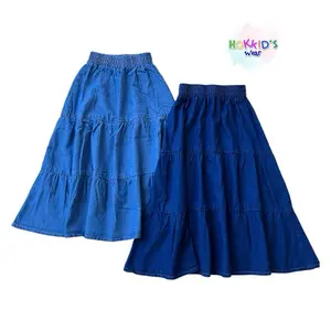 Hokkids_wear rok jeans canda anak perempuan usia 3-14 th up to bb 40 kg Fashion rok anak trending