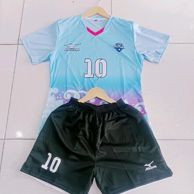 setelan jersey volly wanita batik terbaru 2025 printing Olahraga Olahraga 1