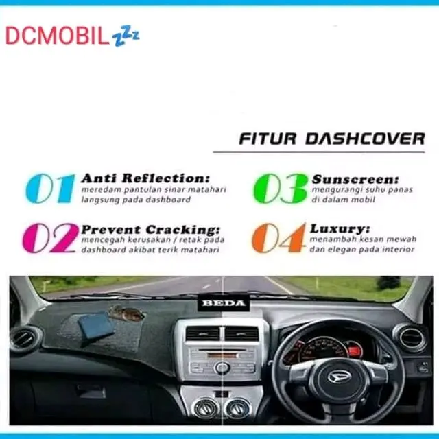 Karpet Dashboard CALYA / SIGRA Pelindung Dashboard Mobil 5