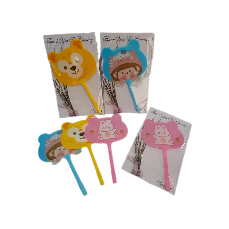 Kipas Karakter 2in1 Souvenir Unik - Kipas Tangan dan Pulpen 1