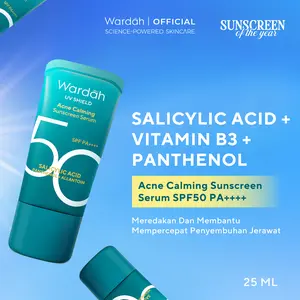 [EXCLUSIVE DosenSkincare] WARDAH UV Shield Acne Calming Sunscreen Serum SPF 50 PA ++++ - Skincare
