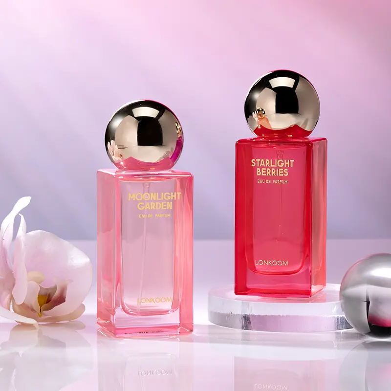 LONKOOM STARLIGHT BERRIES/MOONLIGHT GARDEN Parfum Wanita Wangi Bunga Cedar  Peony Lily 50ML STARLIGHT BERRIES
