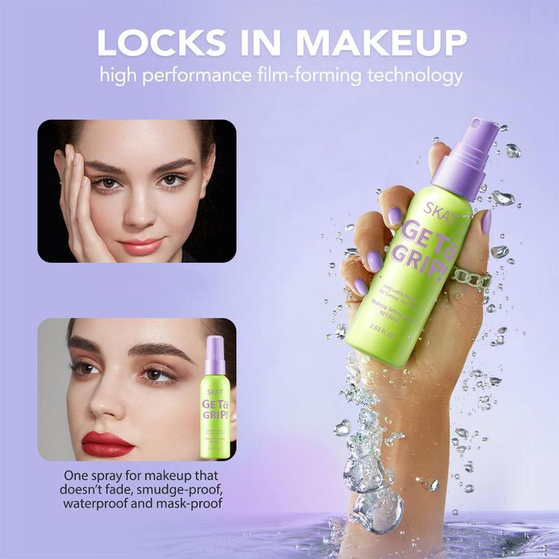 Product Introduction of Makeup Setting Spray Lasting Setting Moisturizing Hydrating  Matte Finish Spray 60ML Portable 1