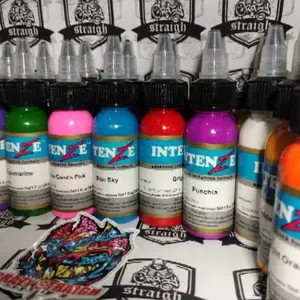 Tinta Tatto Intenze 30ml Pewarna Tatoo - Temporary Wajah Hand Kering