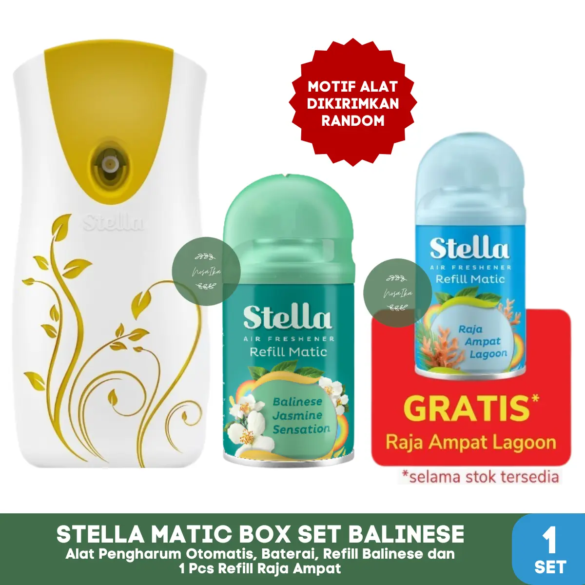 SPESIAL! STELLA MATIC SET BALINESE + RAJA AMPAT